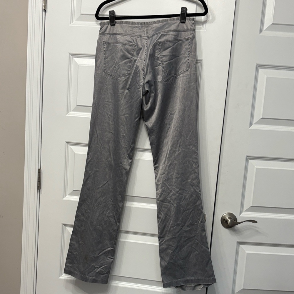 7 Express Vintage Y2K Silver Ruched Cargo Pants - Picture 3 of 15